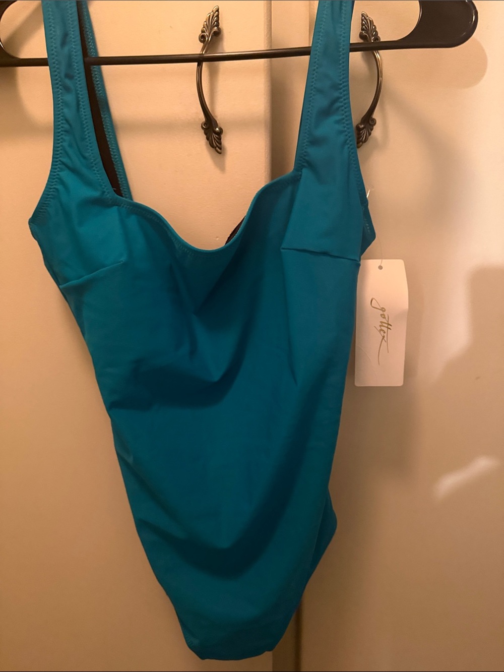 Gottex Teal Scoop Neck Women’s Swimsuit Size 10